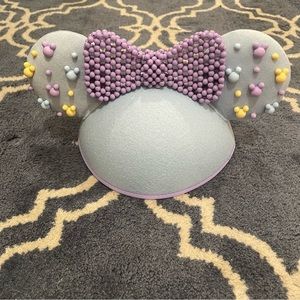 NWT Beaded Bow Minnie Ears Hat